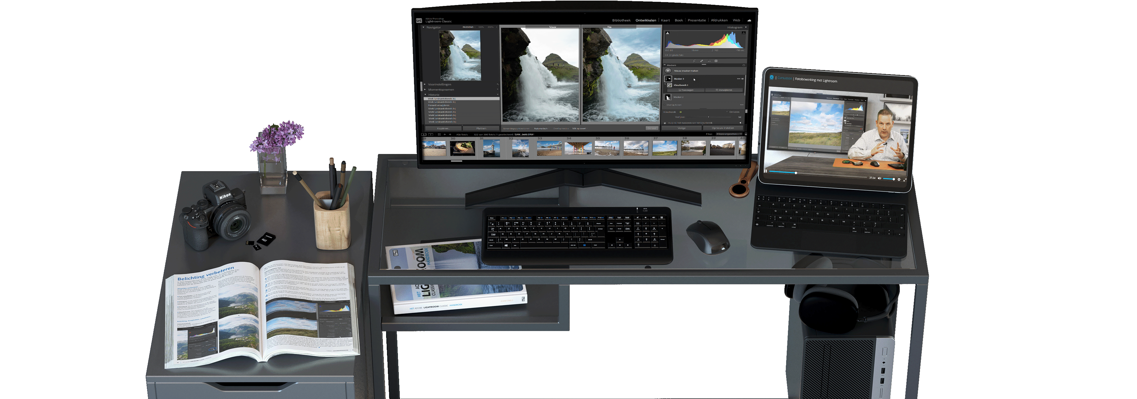 Leer jouw foto's organiseren en bewerken als een professional met Adobe Lightroom Classic